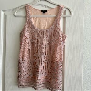Express cami pink lace XS